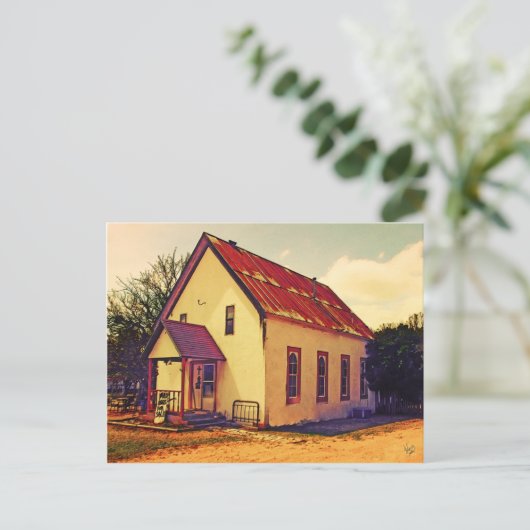 Carte Postale Bâtiment à Willow City, TX (Debout devant)