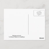 Carte Postale Bâtiment agricole traditionnel et clôture de bétai (Dos)