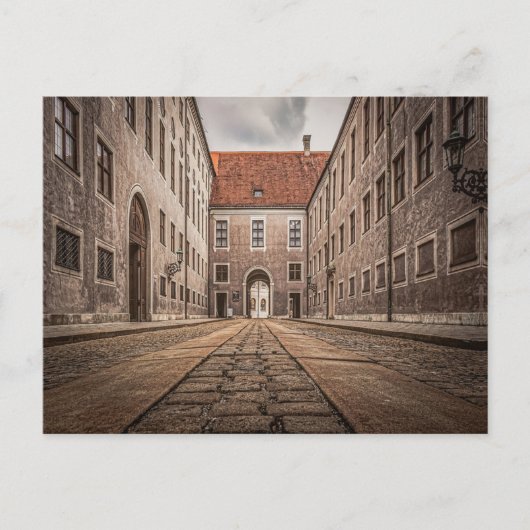Carte Postale Bâtiment ancien en pavé à Munich (Devant)