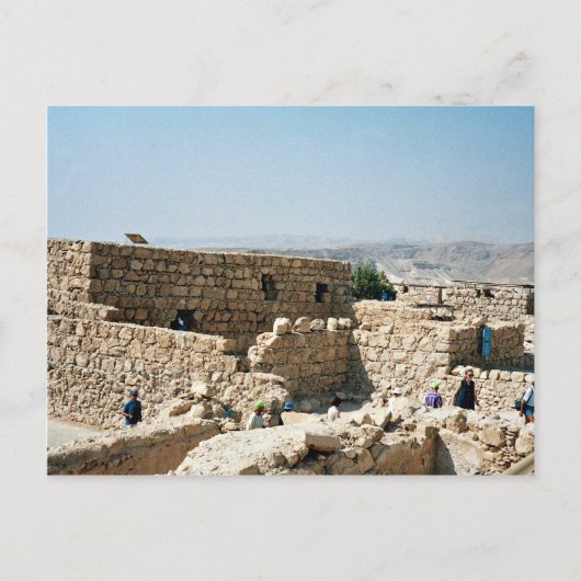 Carte Postale Bâtiment ancien, Masada, Israël (Devant)