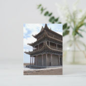 Carte Postale Bâtiment chinois ancien (Debout devant)