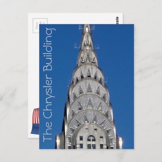 Carte Postale Bâtiment Chrysler (Devant / Derrière)