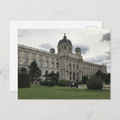 Carte Postale Bâtiment dans le quartier des musées à Vienne (Devant / Derrière)
