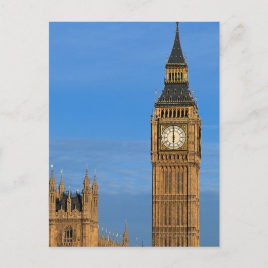 Carte Postale Bâtiment de Big Ben et du parlement (Devant)