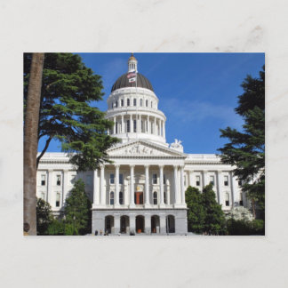 Carte Postale Bâtiment de capitol d'état de CA - Sacramento