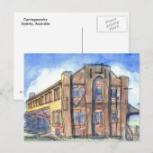 Carte Postale Bâtiment de Carriageworks (Devant / Derrière)