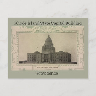 Carte Postale Bâtiment de la capitale de l'État de Rhode Island 