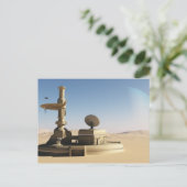 Carte Postale Bâtiment de l'avant-poste futuriste du désert de s (Debout devant)