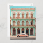 Carte Postale Bâtiment de menthe voiture Havana Cuba (Devant / Derrière)