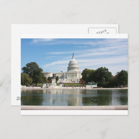 Carte Postale Bâtiment du Capitole (Devant / Derrière)