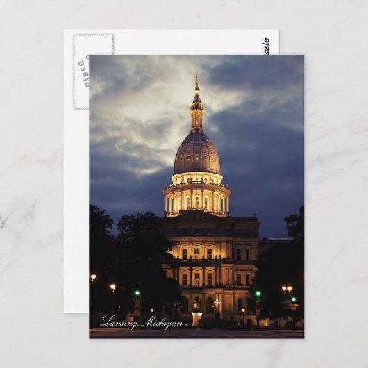 Carte Postale Bâtiment du Capitole (Devant / Derrière)