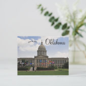 Carte Postale Bâtiment du Capitole de l'État de l'Oklahoma (Debout devant)