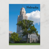 Carte Postale Bâtiment du Capitole de l'État du Nebraska (Devant)