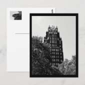 Carte Postale Bâtiment du parc Bryant de New York (Devant / Derrière)