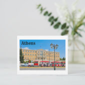 Carte Postale Bâtiment du Parlement à Athènes, Grèce (Debout devant)