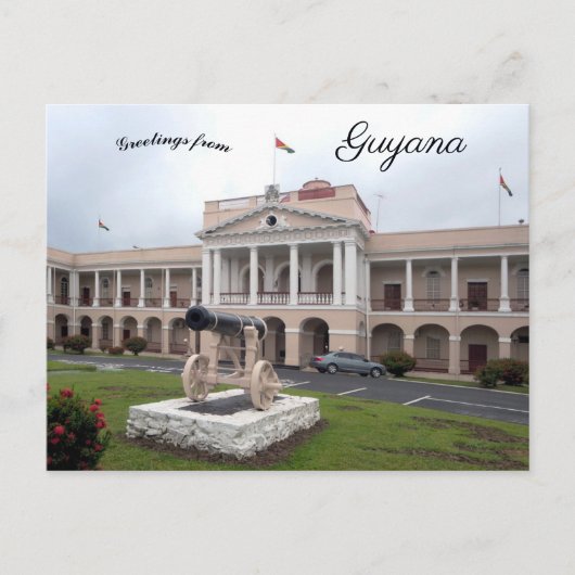 Carte Postale Bâtiment du Parlement à Georgetown Guyana (Devant)