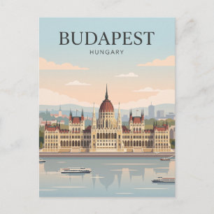 Carte Postale Bâtiment du Parlement de Budapest Hongrie