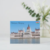 Carte Postale Bâtiment du Parlement hongrois à Budapest (Debout devant)