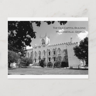 Carte Postale Bâtiment du vieux Capitole - Milledgeville, Géorgi