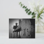 Carte Postale Bâtiment en noir et blanc (Debout devant)