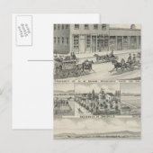 Carte Postale Bâtiment forestier, ferme du comté de Yolo (Devant / Derrière)