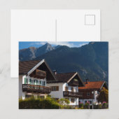 Carte Postale Bâtiment graffito bavarois (Devant / Derrière)