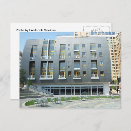 Carte Postale Bâtiment moderne (Devant / Derrière)