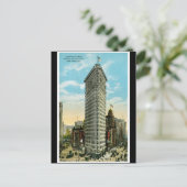 Carte Postale Bâtiment plat de fer. Broadway et cinquième (Debout devant)