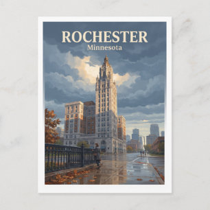 Carte Postale Bâtiment Plummer de la clinique Mayo Rochester Min