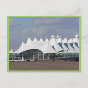 Carte Postale Bâtiment principal du terminal de l'aéroport inter