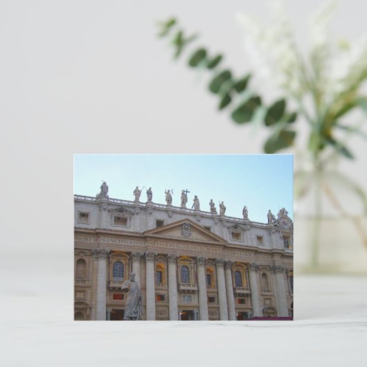 Carte Postale bâtiment vatican (Debout devant)