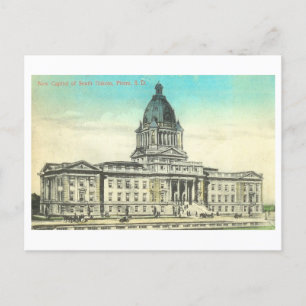 Carte Postale Bâtiment vintage du Capitole du Dakota du Sud