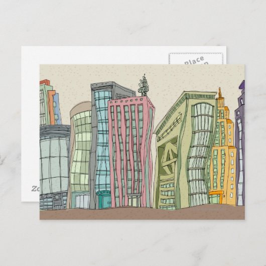 Carte Postale Bâtiments (Devant / Derrière)