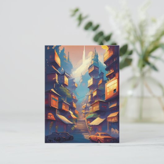 Carte Postale Bâtiments (Debout devant)