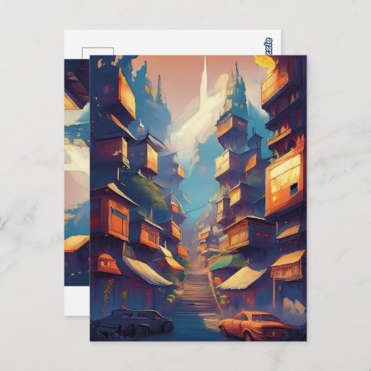 Carte Postale Bâtiments (Devant / Derrière)