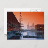 Carte Postale Bâtiments de foie du complexe Albert Dock, Liverpo (Devant / Derrière)