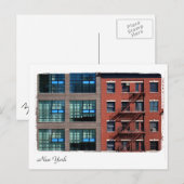 Carte Postale Bâtiments de New York. (Devant / Derrière)