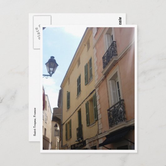 Carte Postale bâtiments de saint tropez (Devant / Derrière)