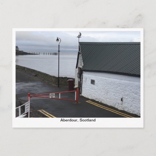 Carte Postale Bâtiments du port d'Aberdour (Devant)