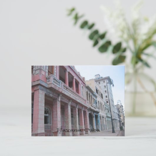 Carte Postale bâtiments havana (Debout devant)