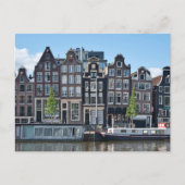 Carte Postale Bâtiments historiques d'Amsterdam, Pays-Bas (Devant)