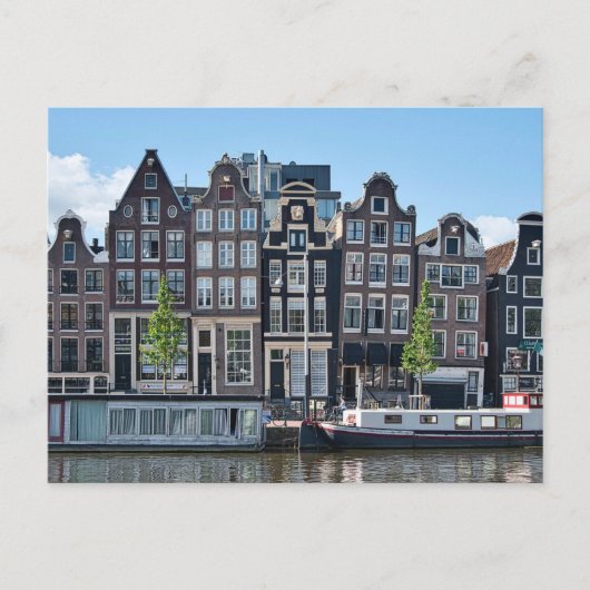 Carte Postale Bâtiments historiques d'Amsterdam, Pays-Bas (Devant)