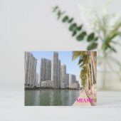 Carte Postale Bâtiments Sky Palms Ocean Miami Floride Voyage (Debout devant)