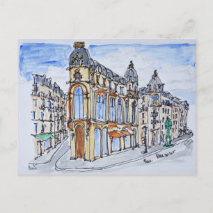 Carte Postale Bâtiments sur la rue Réaumur, Paris, France