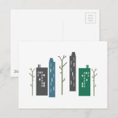 Carte Postale Bâtiments urbains (Devant / Derrière)