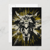 Carte Postale Batman à vélo (Devant / Derrière)