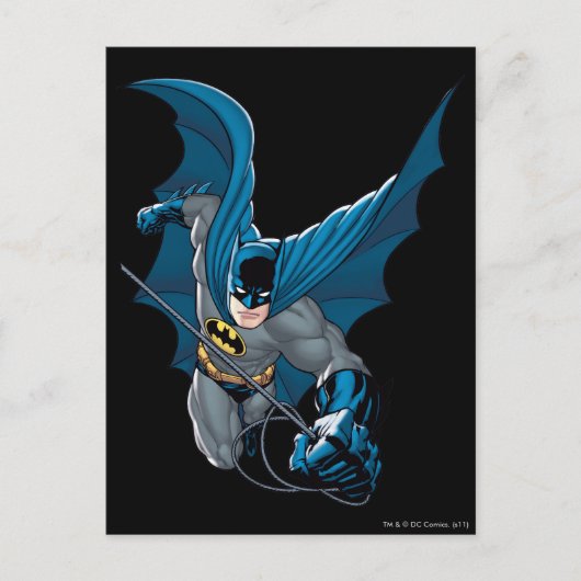 Carte Postale Batman balance de la corde (Devant)