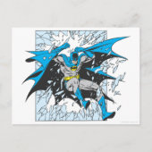 Carte Postale Batman Brûle À Travers Le Verre (Devant)