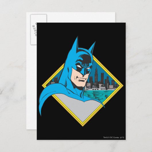 Carte Postale Batman Bust (Devant / Derrière)