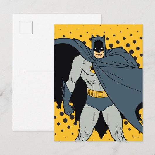 Carte Postale Batman Cape (Devant / Derrière)
